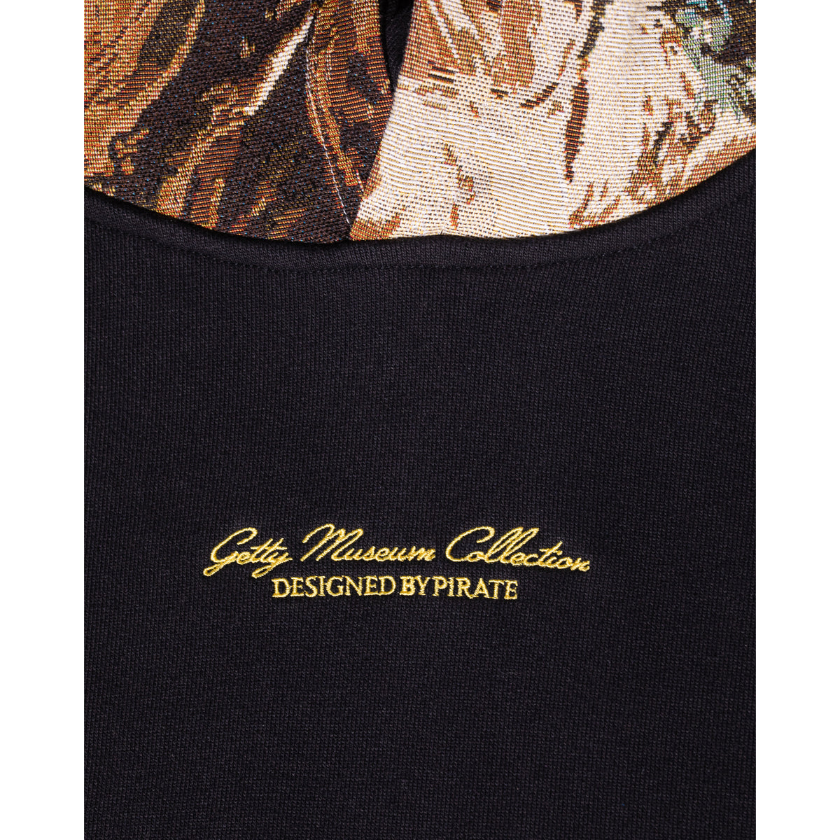 Psyche at the Basketmakers Jacquard Tapestry Hoodie - Black