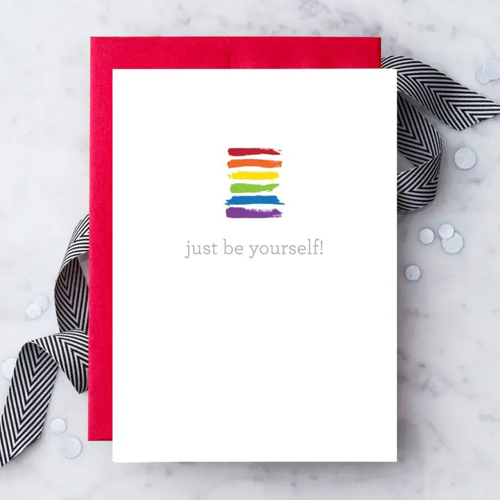 Just Be Yourself Notecard