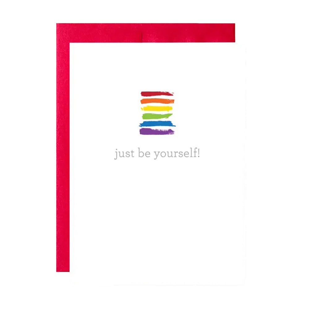 Just Be Yourself Notecard