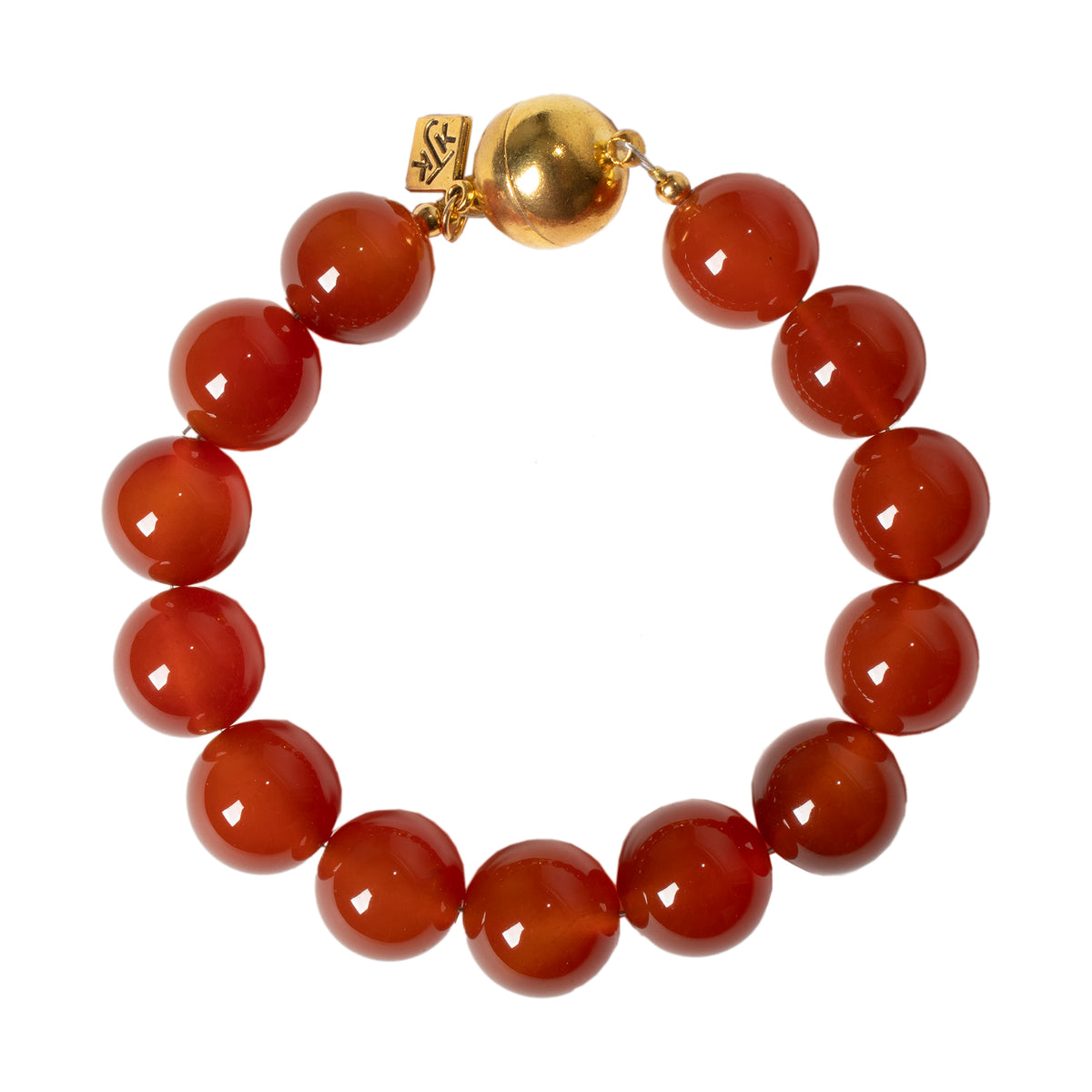 Carnelian Bead Bracelet