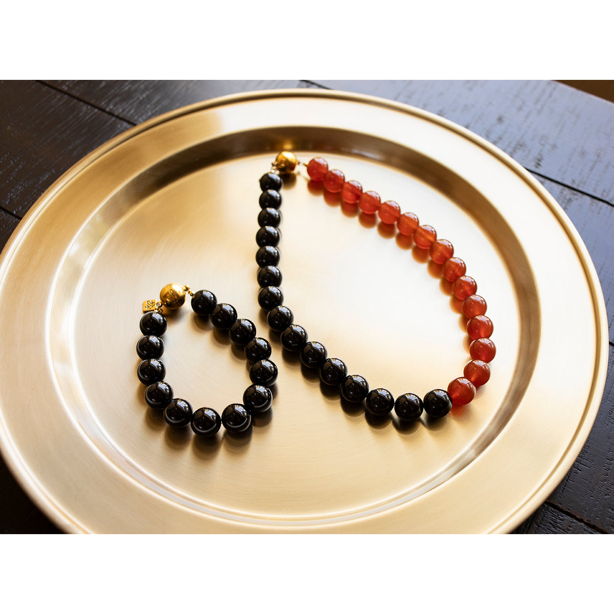 Carnelian &amp; Onyx Choker