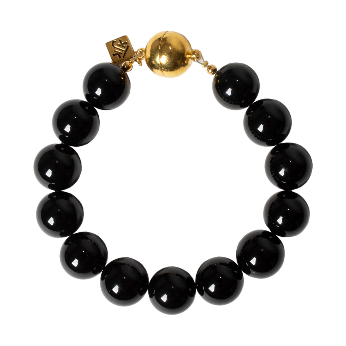 Onyx Bead Bracelet