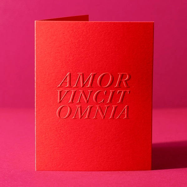 &quot;Love Conquers All&quot; Notecard