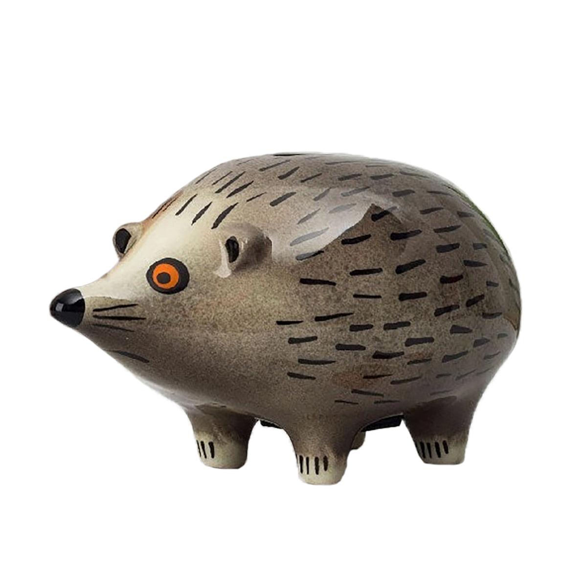Ceramic Hedgehog Money Bank