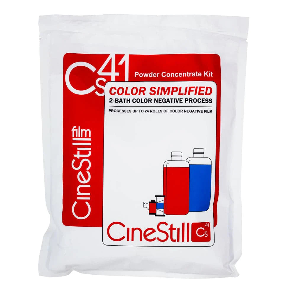 CineStill C41 Powder Concentrate Kit packaging on a white background