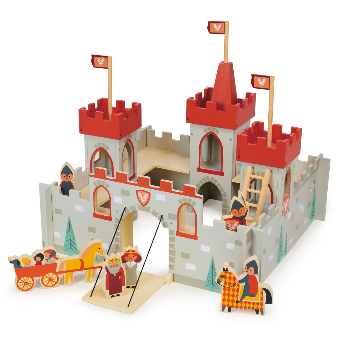 King’s Castle Wooden Toy Set