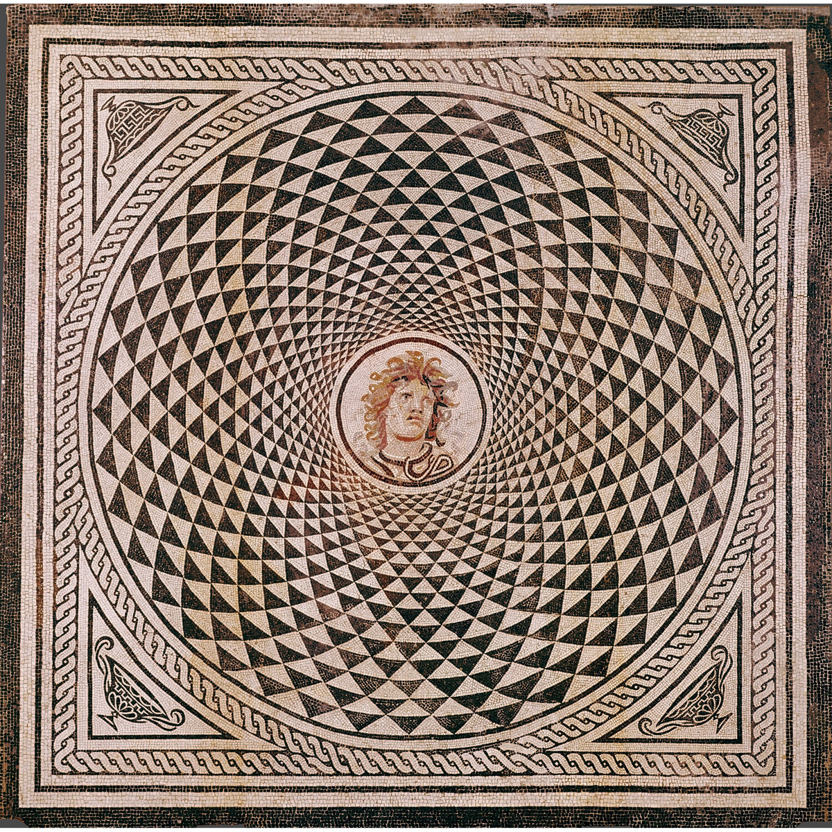 Mosaic Floor with Head of Medusa Bandana