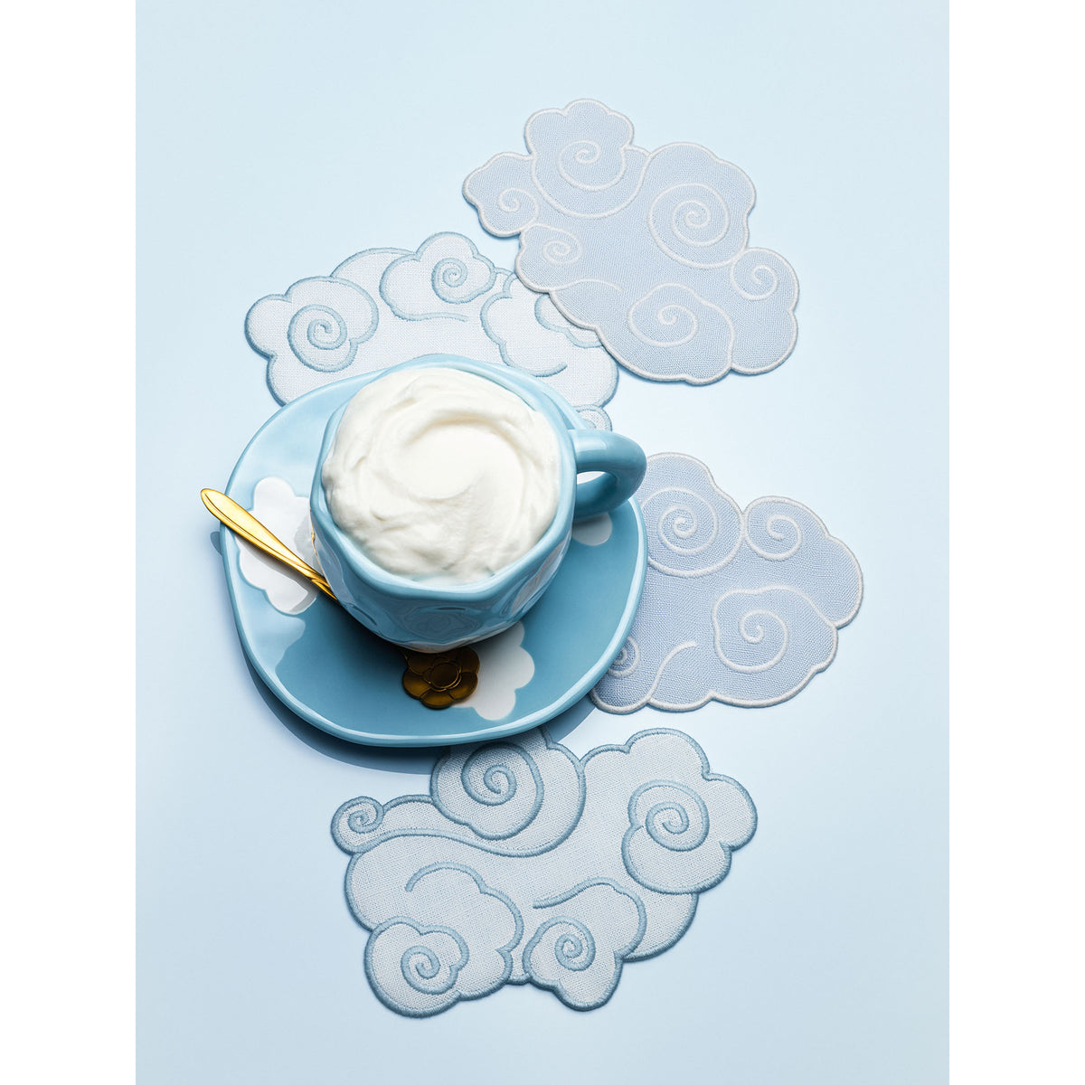 Cloud Cocktail Napkins - Set of 4
