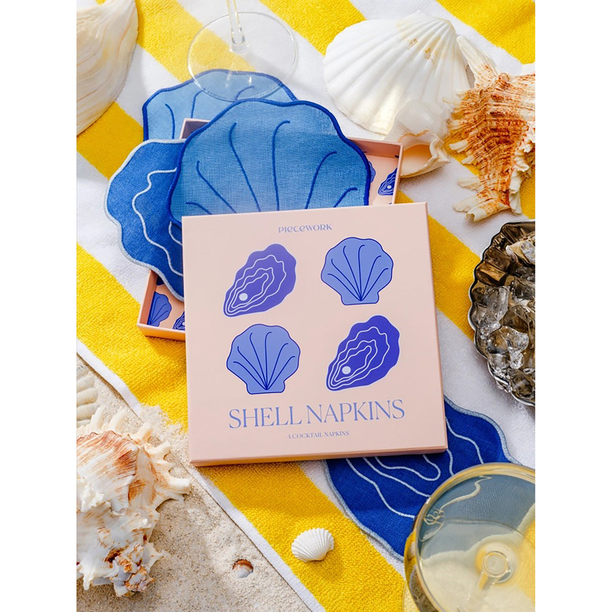 Shell Paper Napkins Shell Napkins - Getty Museum Store