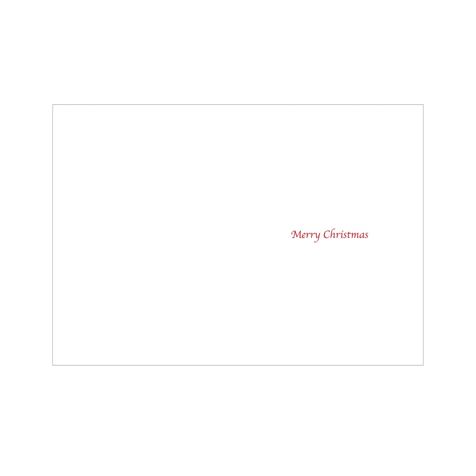 A holiday card featuring a printed detail from Sebastiano Conca's painting, 'The Adoration of the Shepherds', with a red envelope.