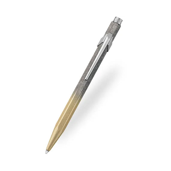 Caran d&#39;Ache 849™ Cosmic Blue Ballpoint Pen - Gold