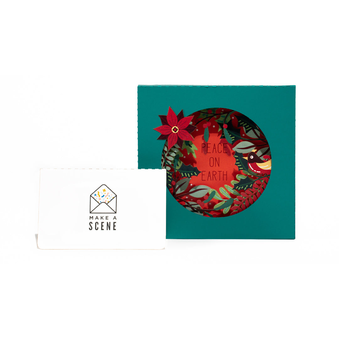 Peace on Earth Holiday Pop-Up Card