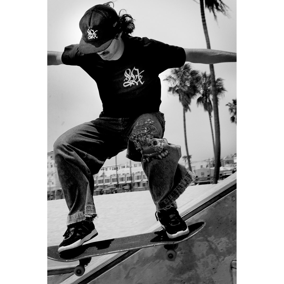 L.A. Graffiti Black Book Corduroy Cap