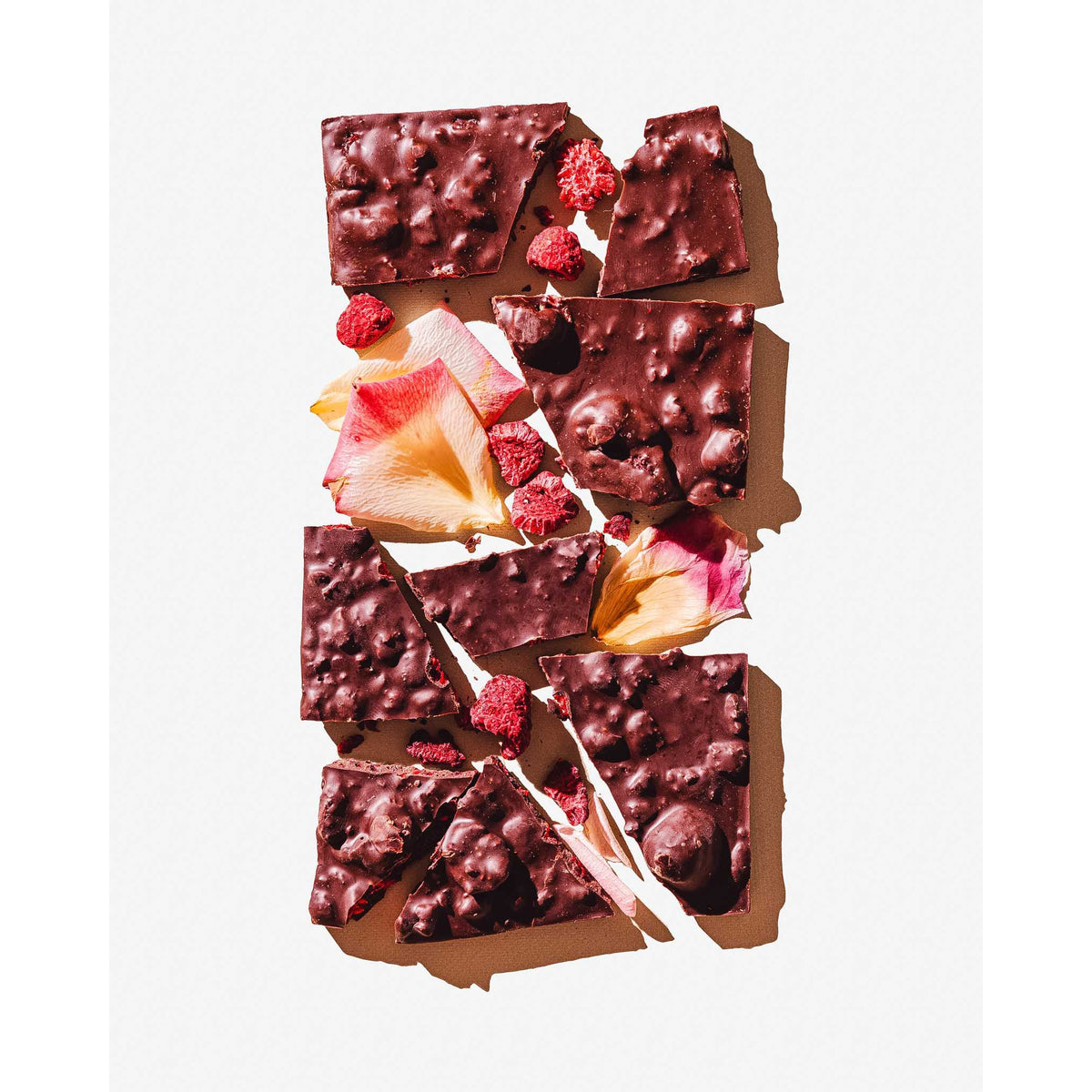 Raspberry Rose Chocolate Bar