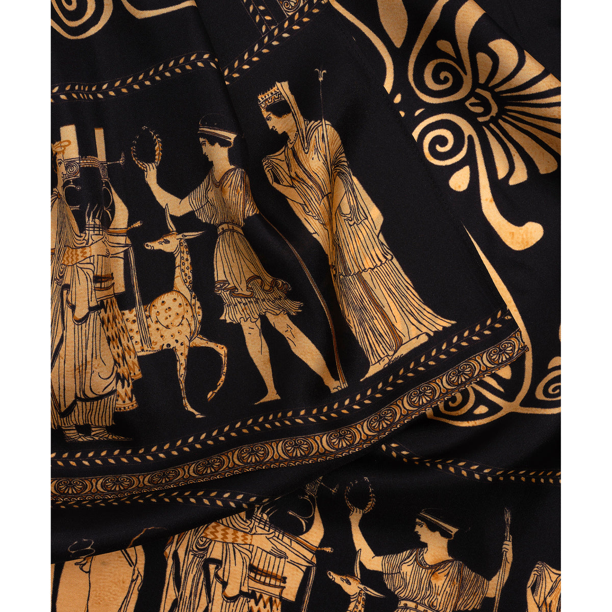 Red-Figure Scene Silk Scarf