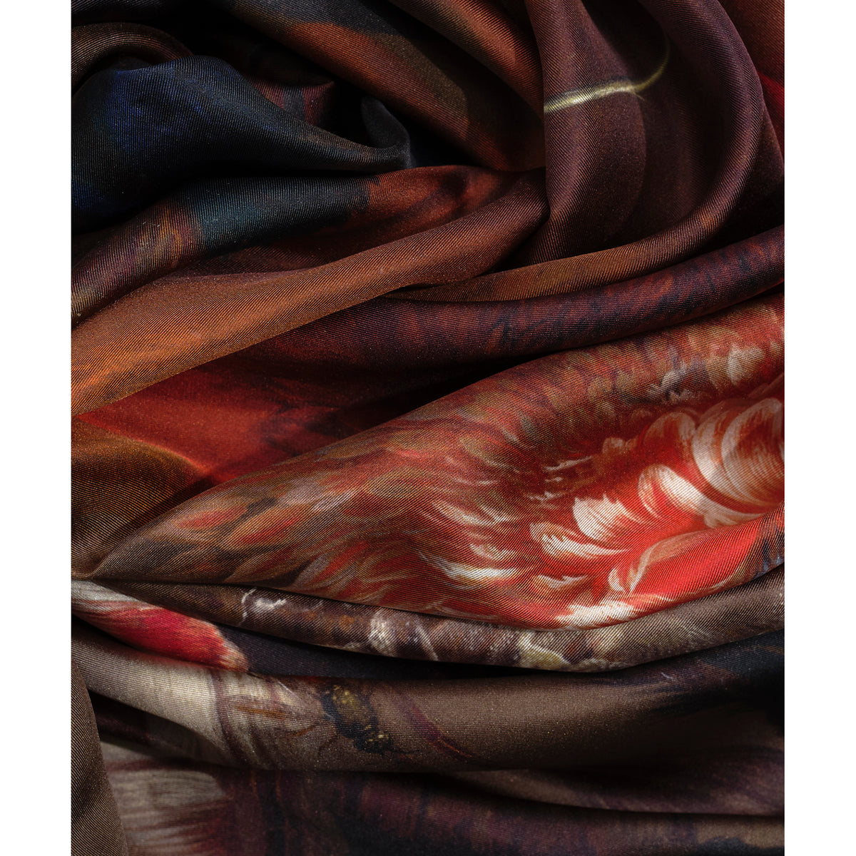 Van Huysum Vase of Flowers Silk Scarf