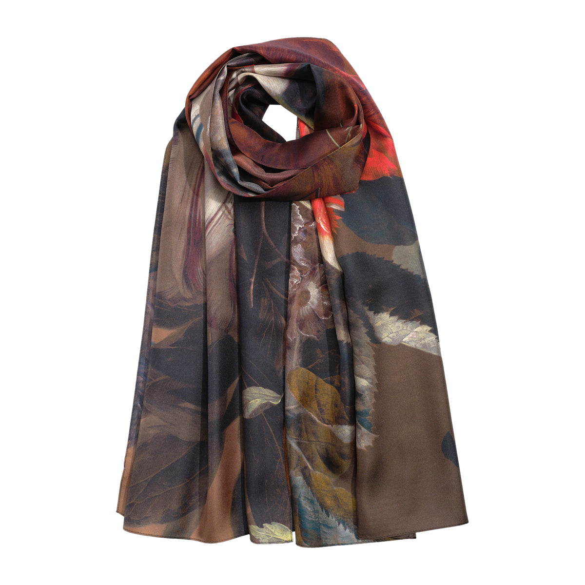 Van Huysum Vase of Flowers Silk Scarf