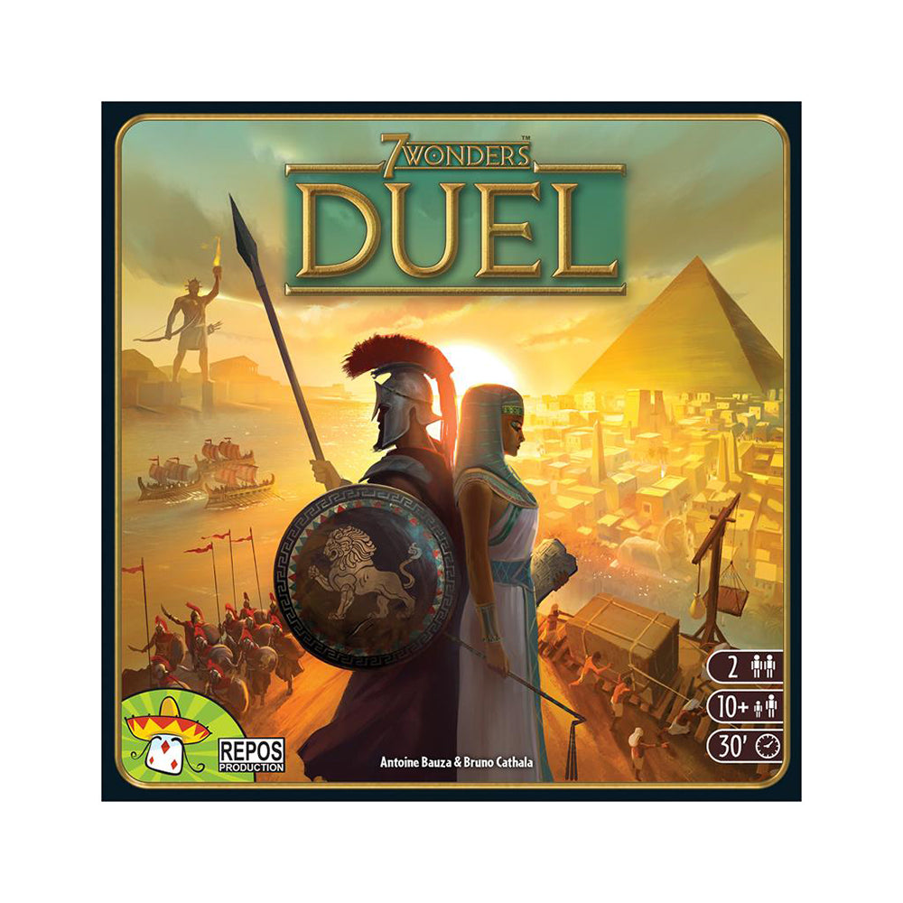 Review and How to Play: 7 Wonders Duel [2 player game]