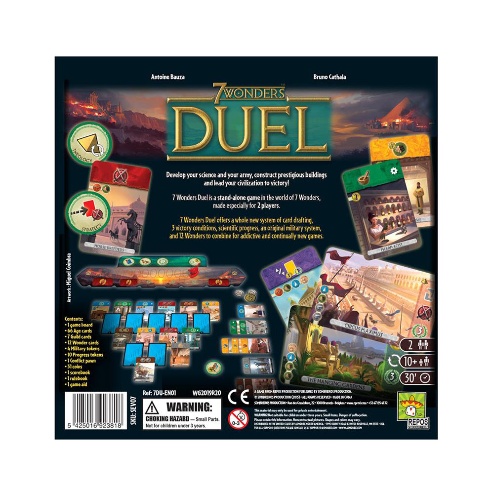 7 Wonders Duel Board Game Getty Museum Store 7 wonders duel board game getty museum store