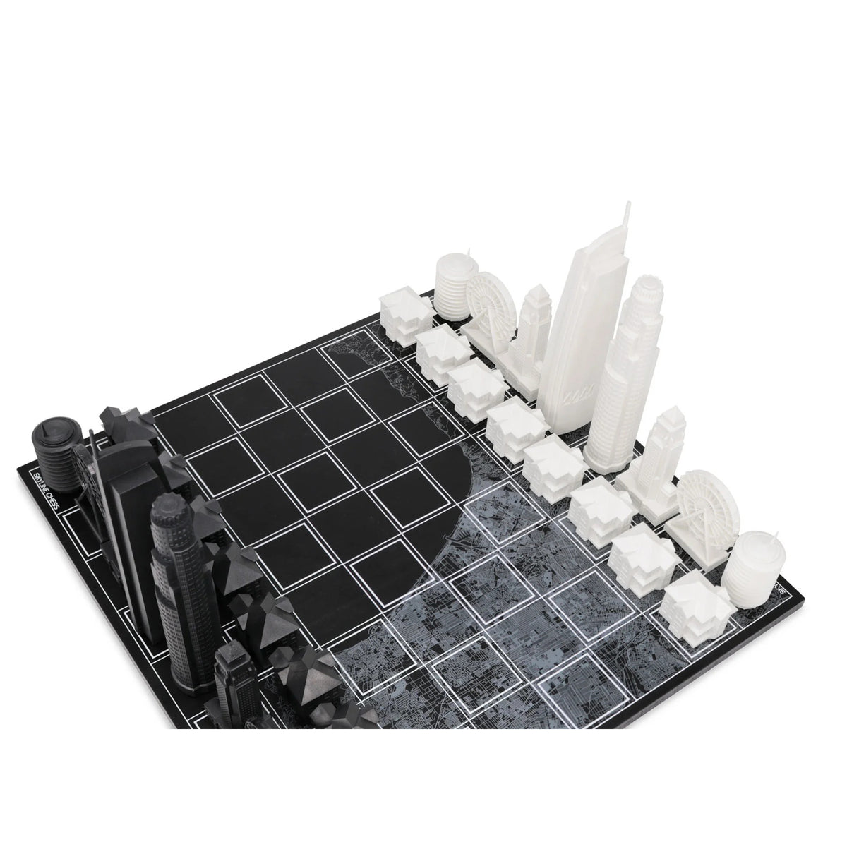Chess Set - Los Angeles Skyline