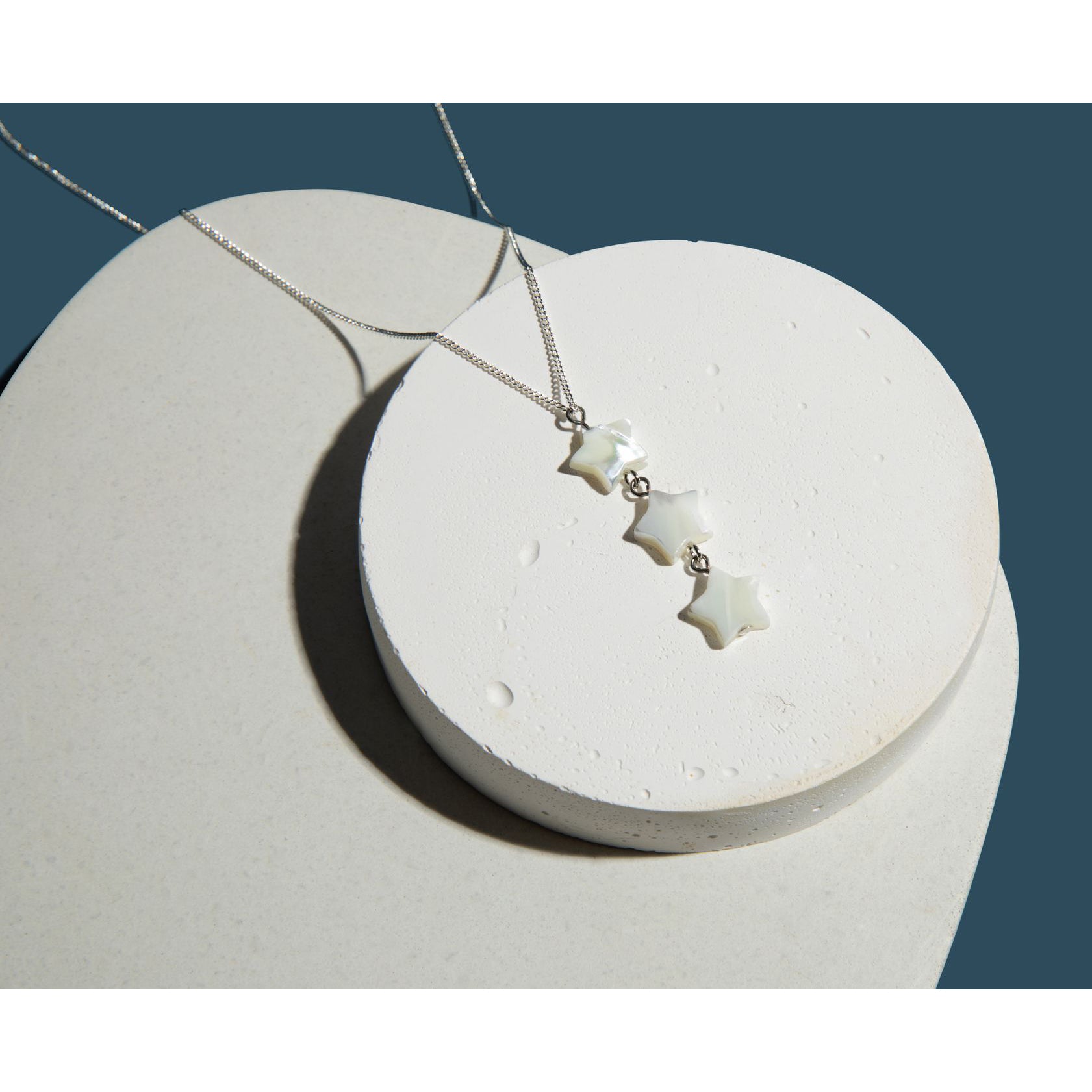Mazo , Gold Finish Mother of Pearl Pendant with chain and earrings set –  www.soosi.co.in