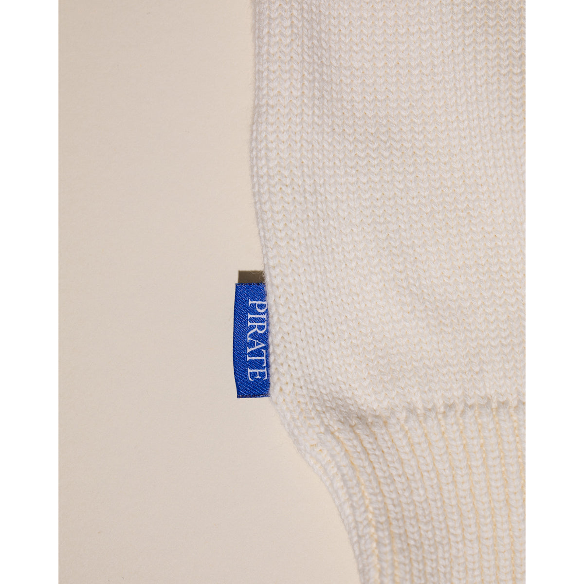 Witte Marvelje Knitted Embroidery Crewneck - Cream