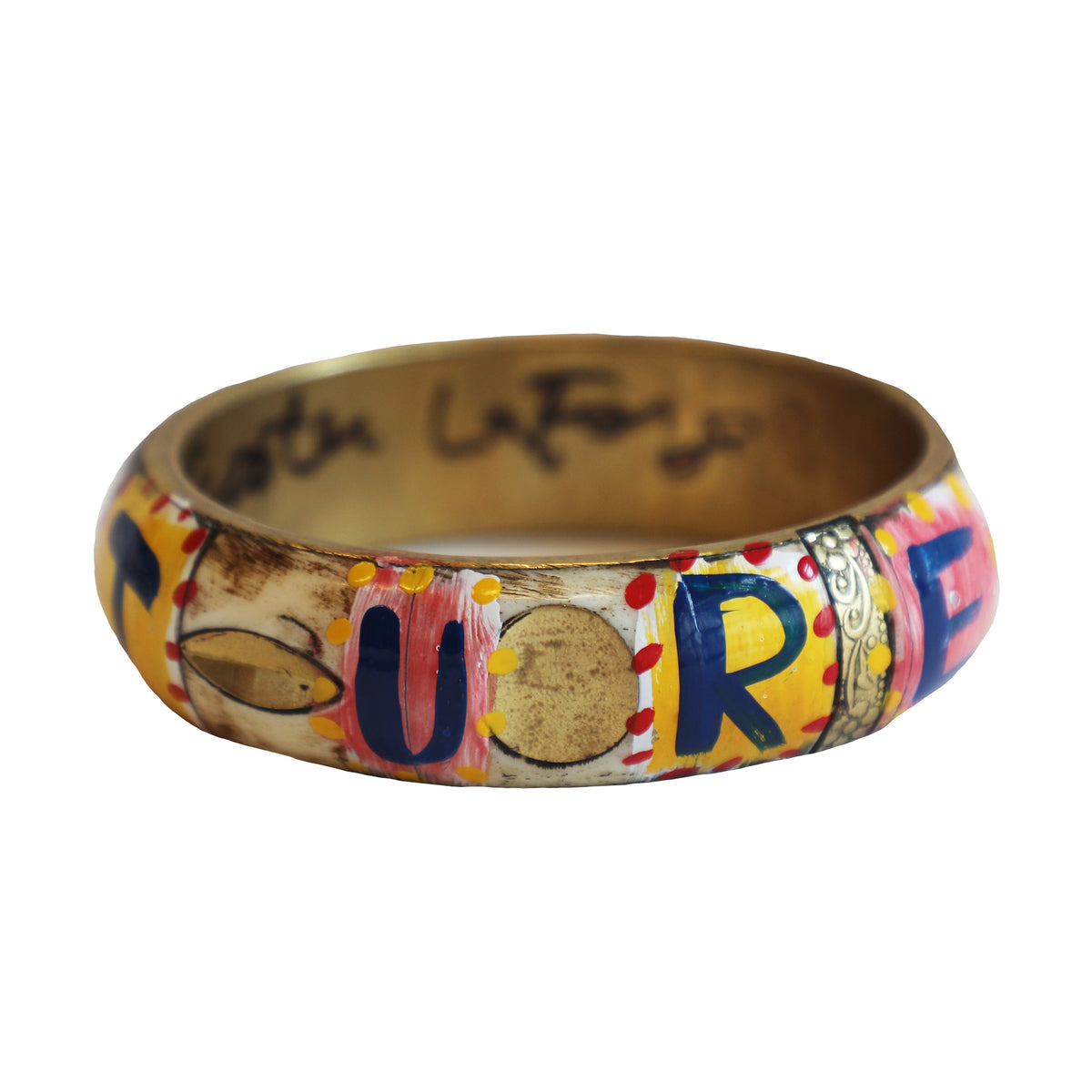 Hand Painted Bracelet by Scooter LaForge