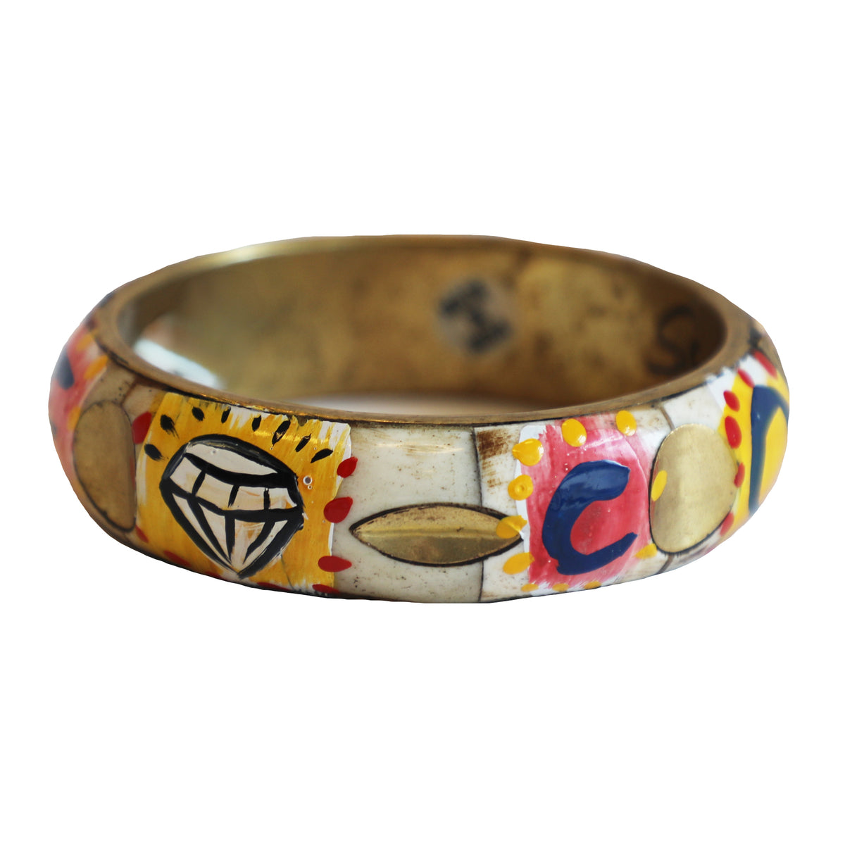 Hand Painted Bracelet by Scooter LaForge