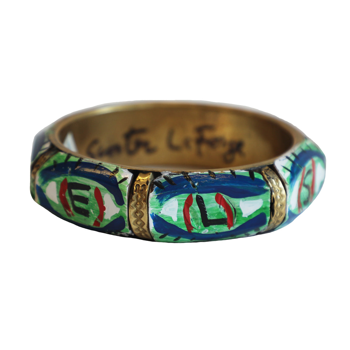 Hand Painted Bracelet by Scooter LaForge