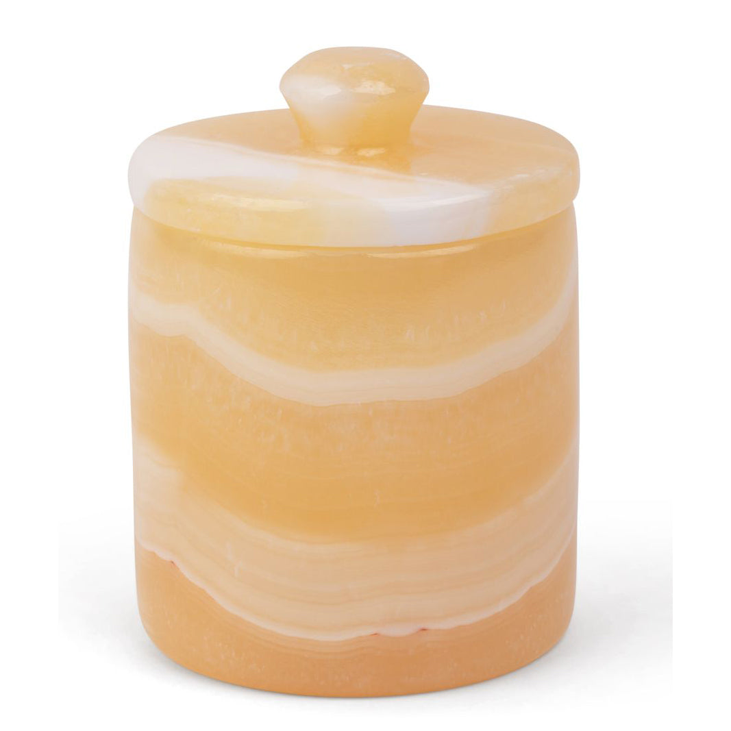 Egyptian Alabaster Jar with Lid