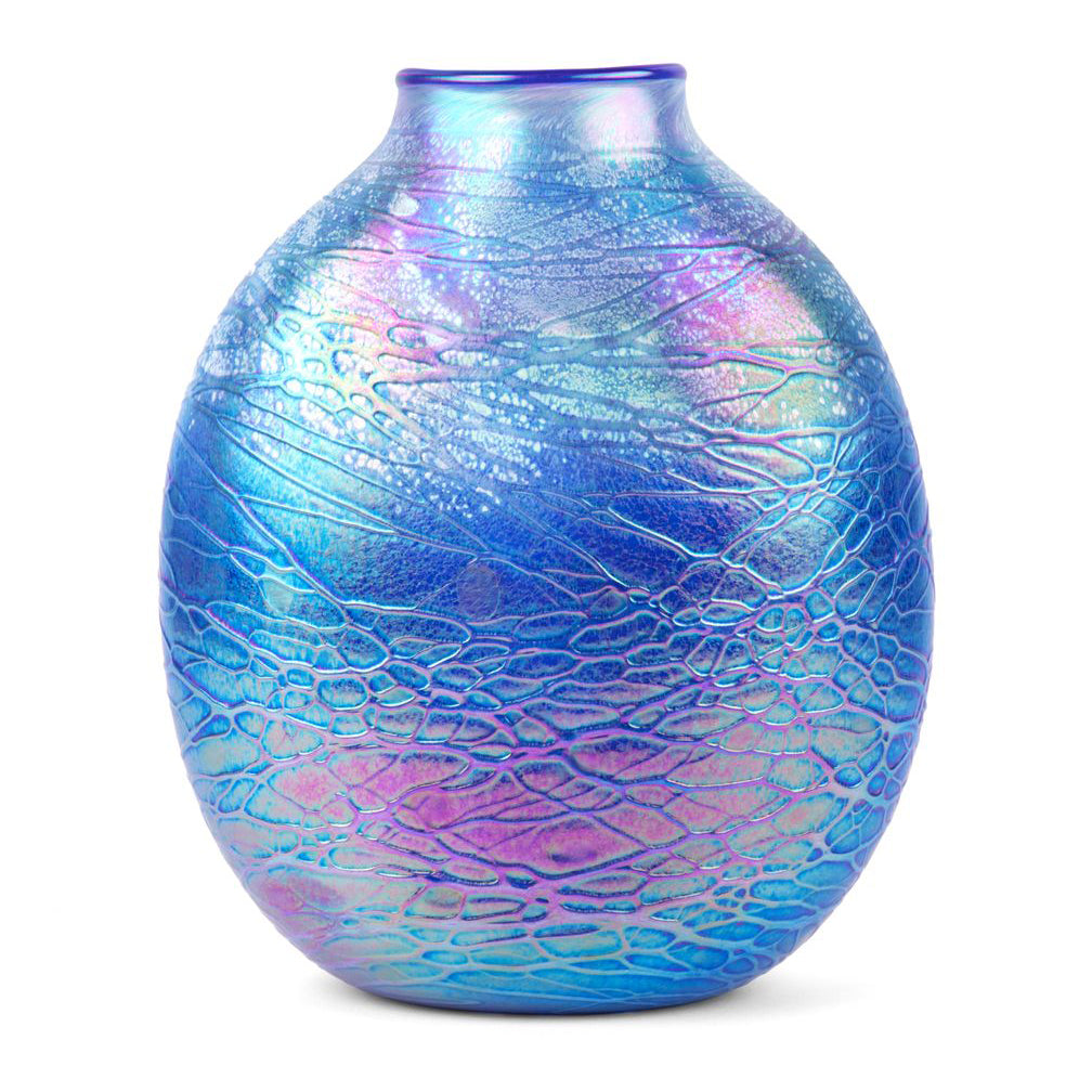 Vase Low Luster - Blue