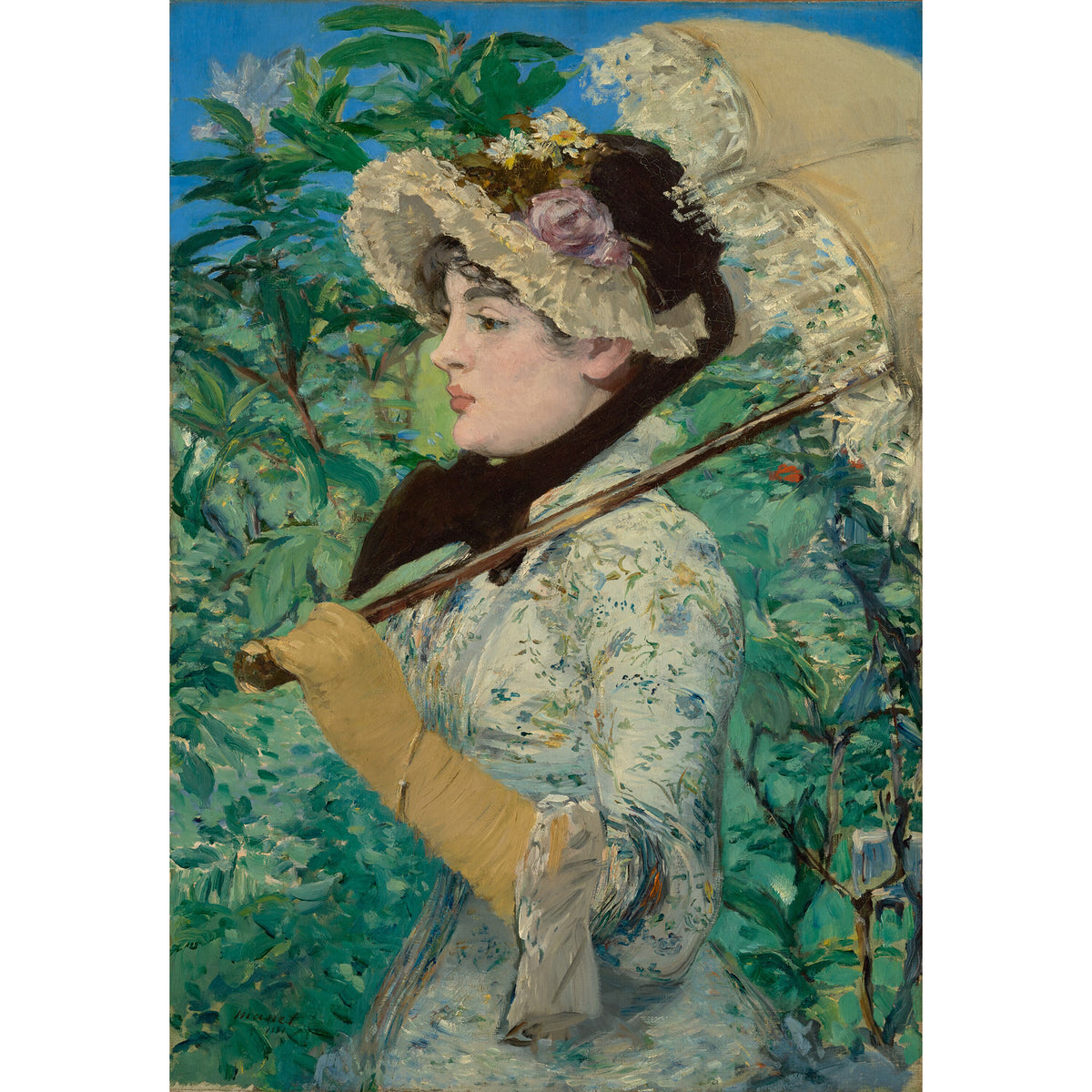 Manet&#39;s Spring Painting