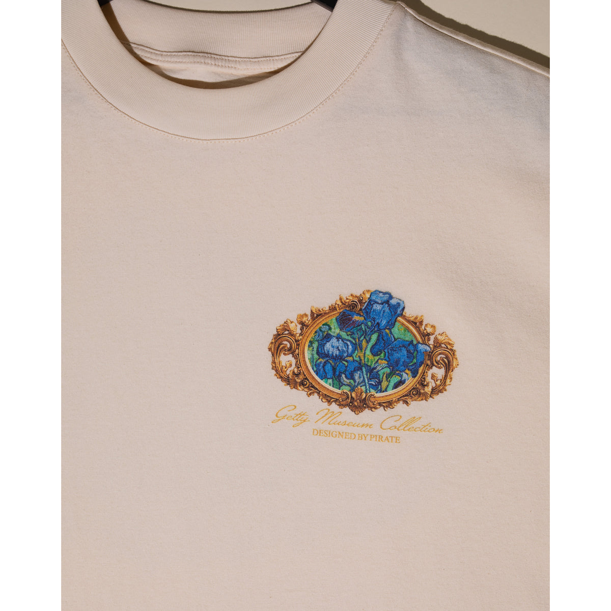 Van Gogh Irises Graphic Tee - Cream