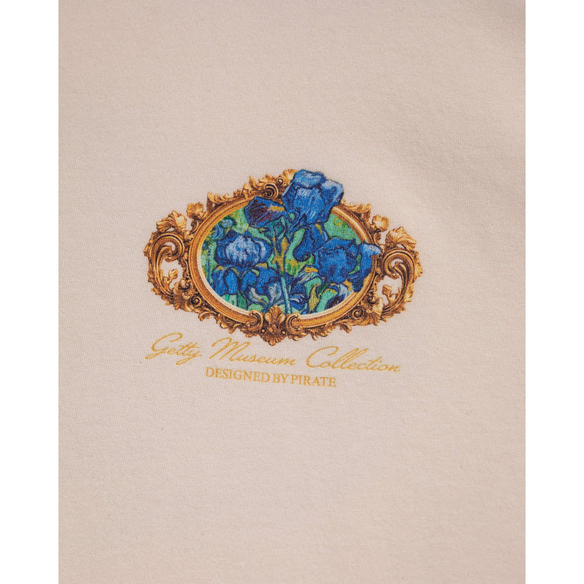 Van Gogh Irises Graphic Tee - Cream