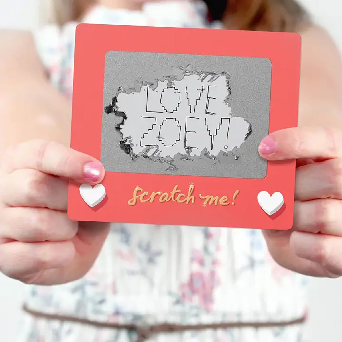 Scratch-Off Valentine Cards