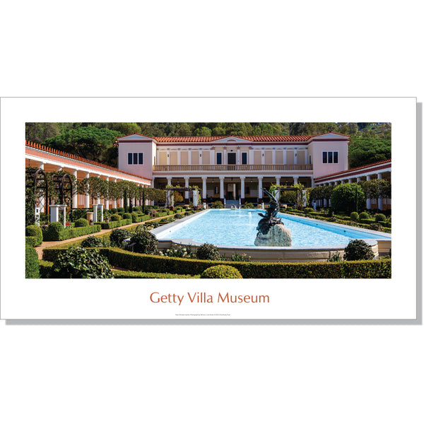 Getty Villa Outer Peristyle Garden - Poster - Getty Museum Store