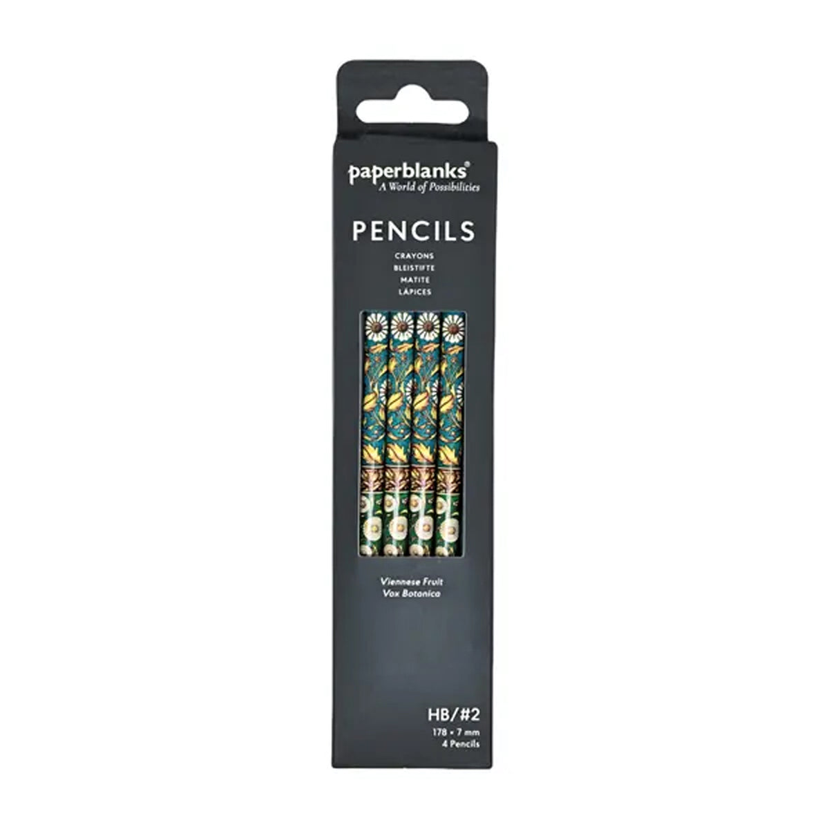 Pencil Pack of 4 - Viennese Fruit