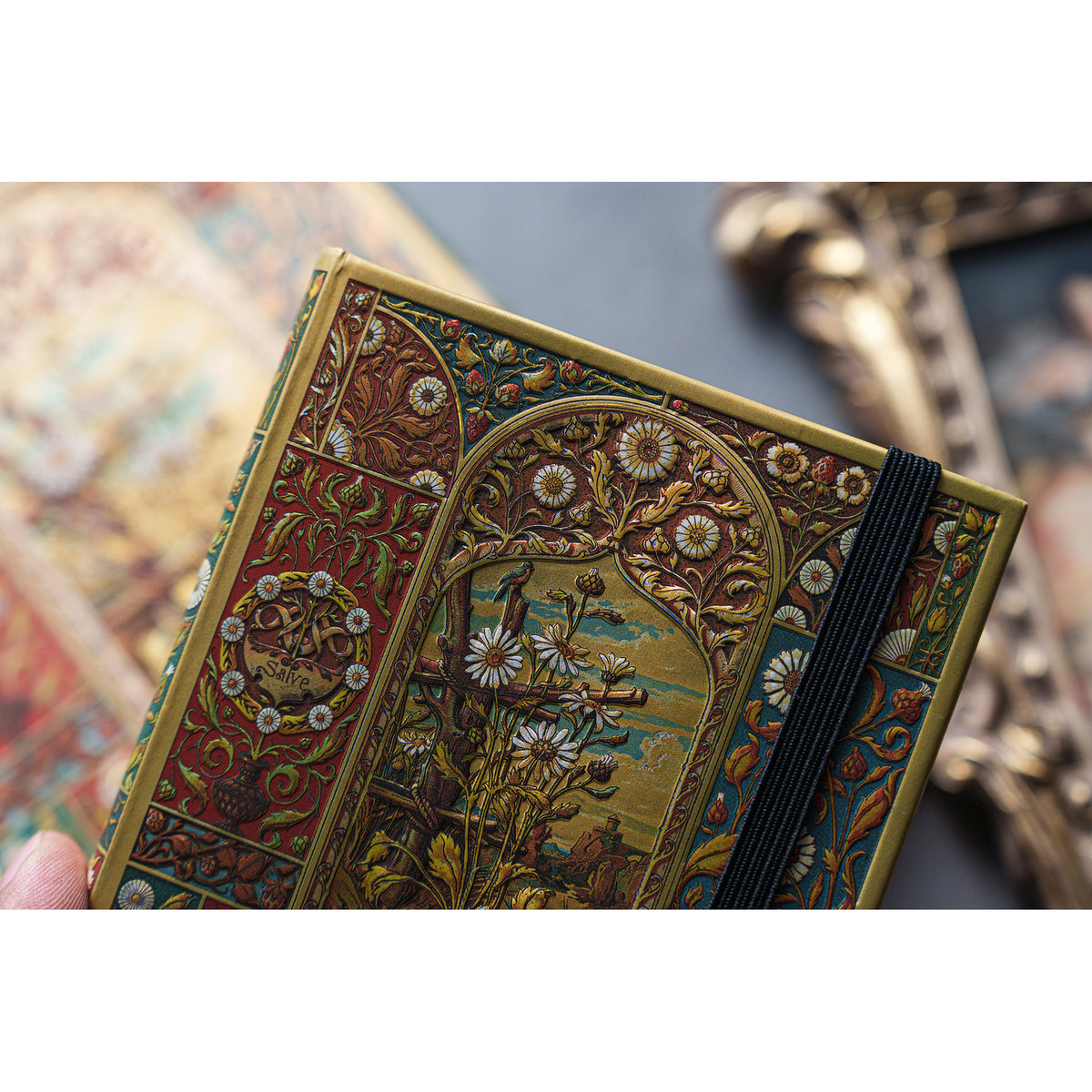 Mini Lined Hardcover Journal - Viennese Fruit