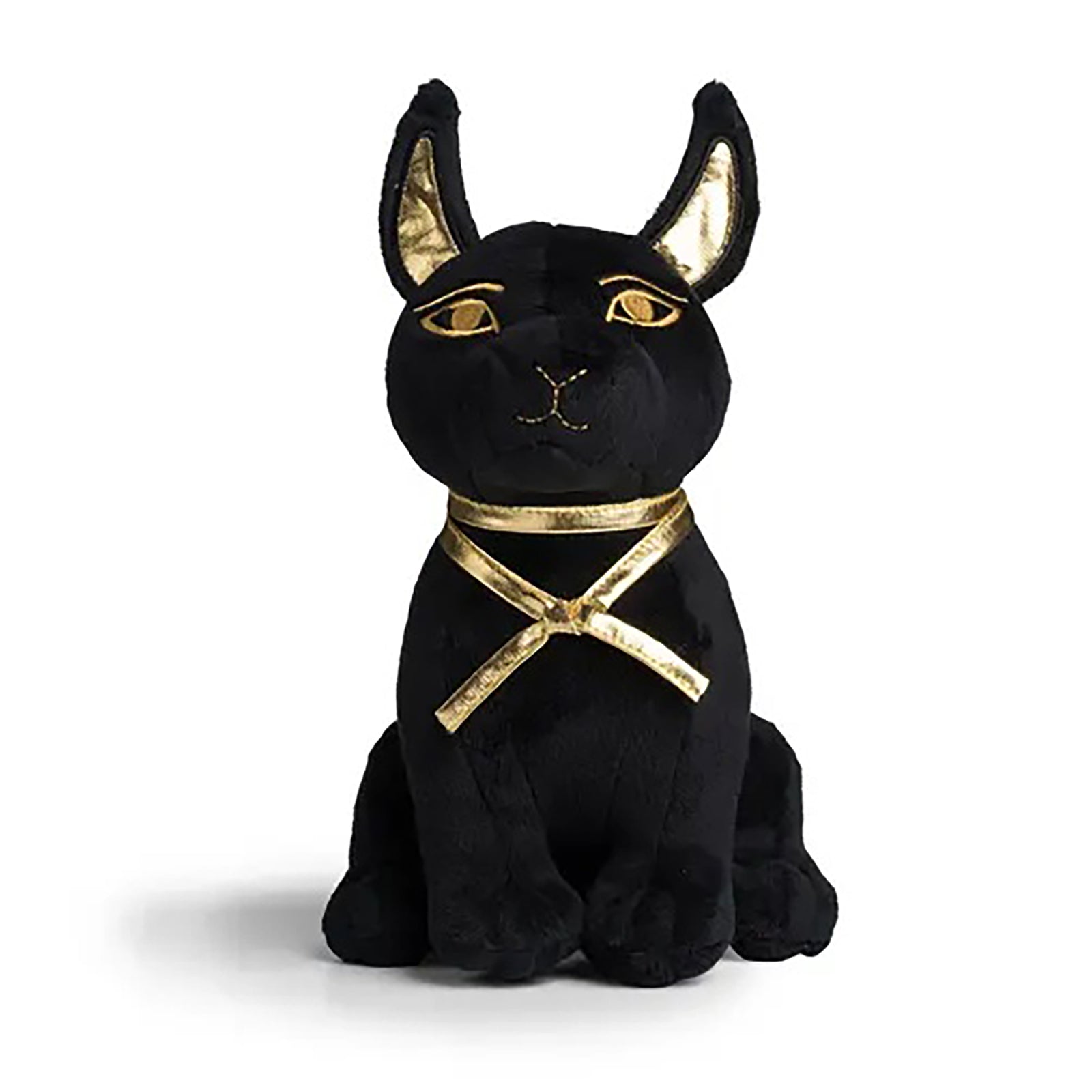 Black and gold Anubis Plush