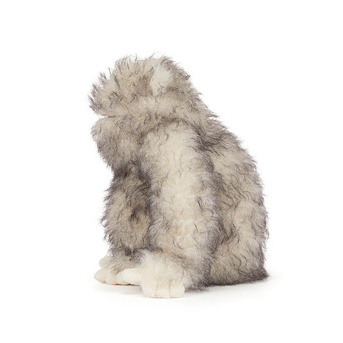 Plush toy resembling a yeti on a white background
