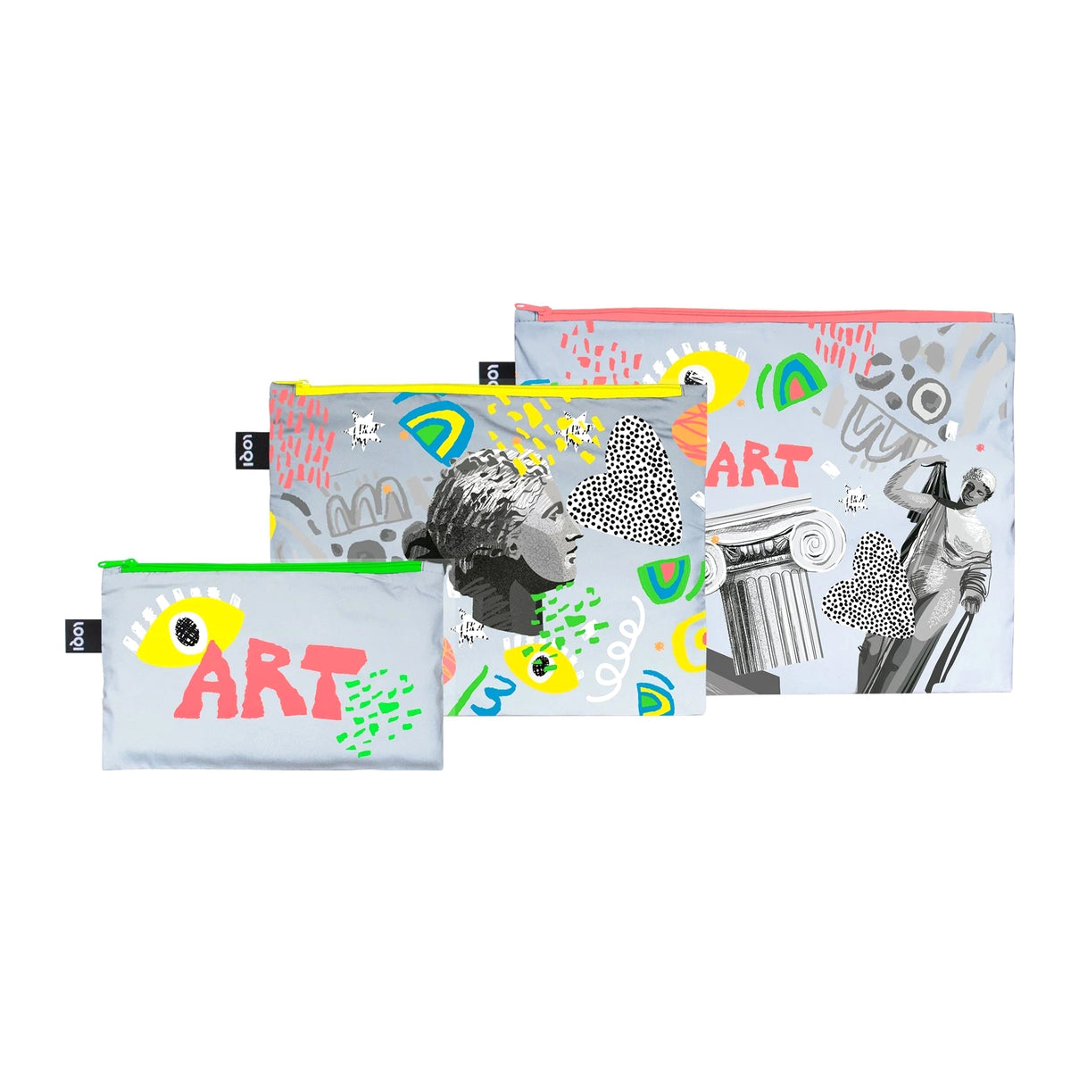 Classic Art Reflective Recycled Zip Pockets