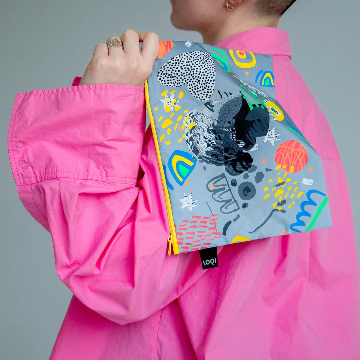 Classic Art Reflective Recycled Zip Pockets