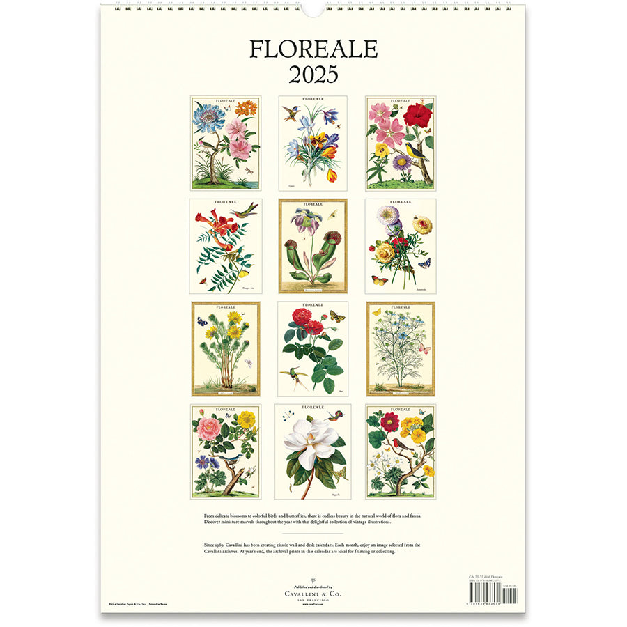 Wall Calendar 2025 - Floreale