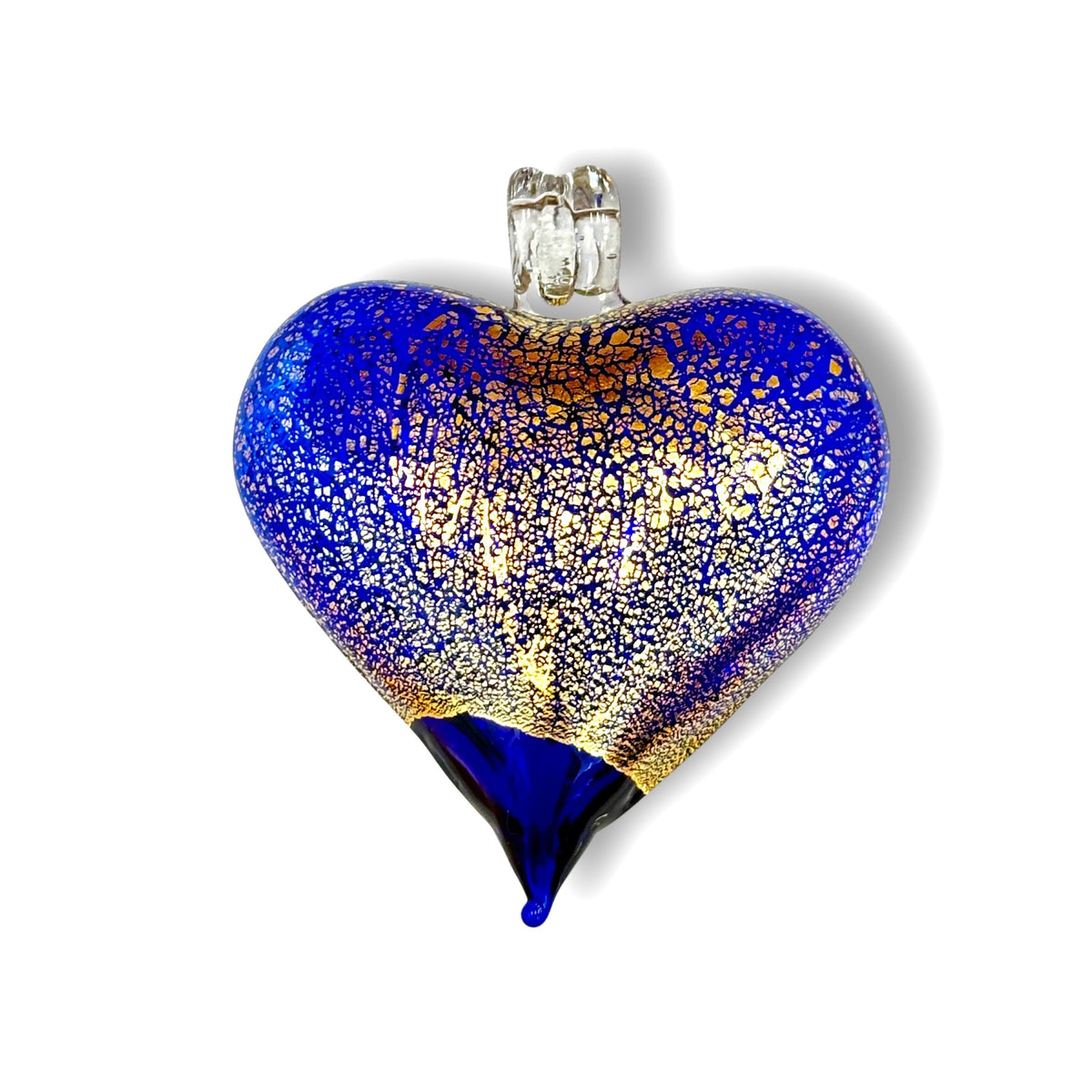 Handblown Murano Glass Heart Ornament