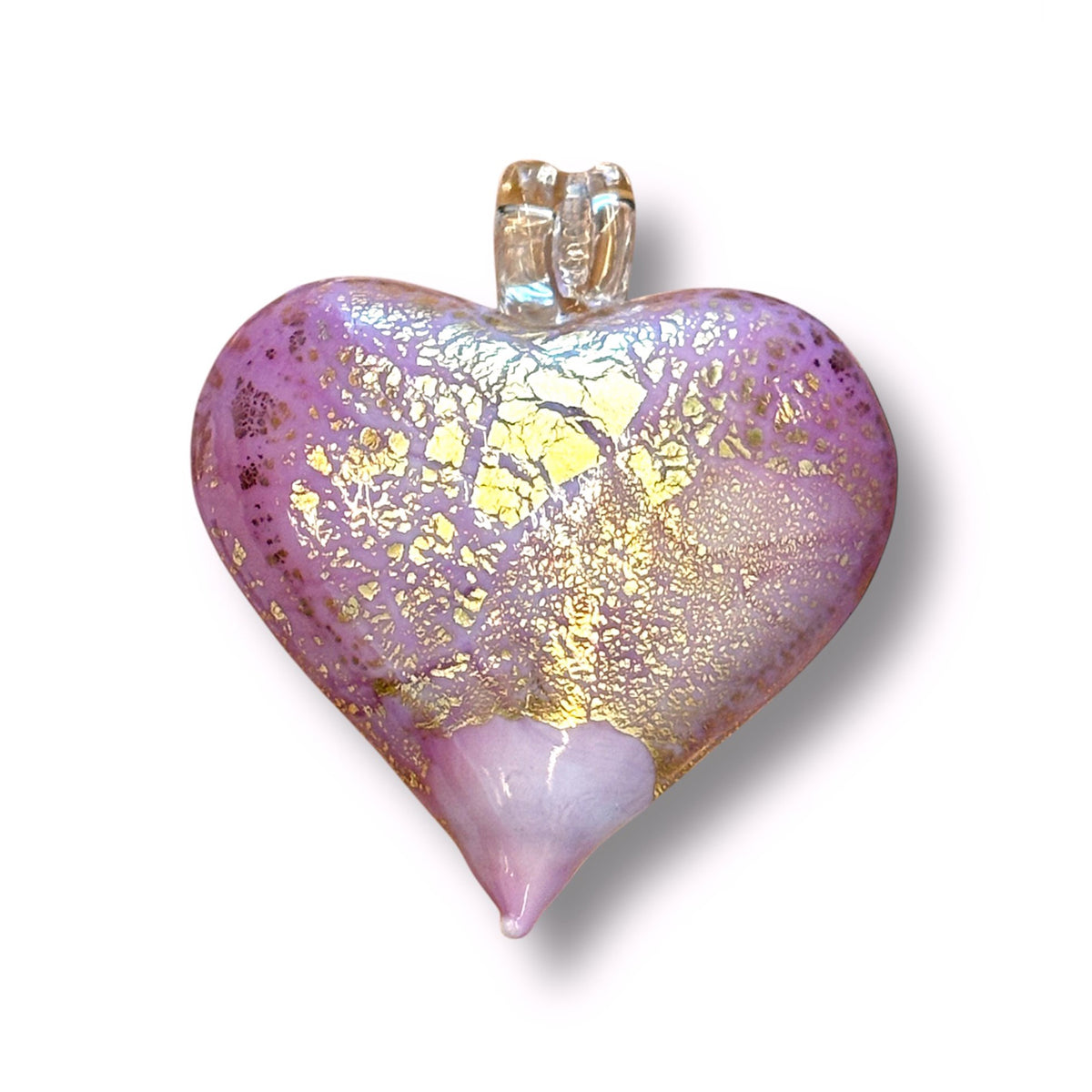 Handblown Murano Glass Heart Ornament