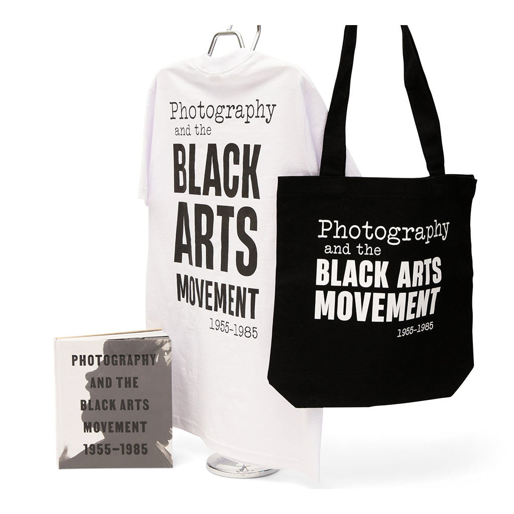 Black and white tote bags with text on a white background