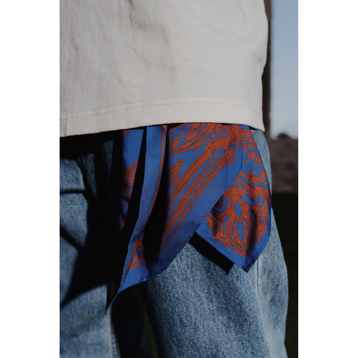 Mediterranean Harbor Scene Bandana