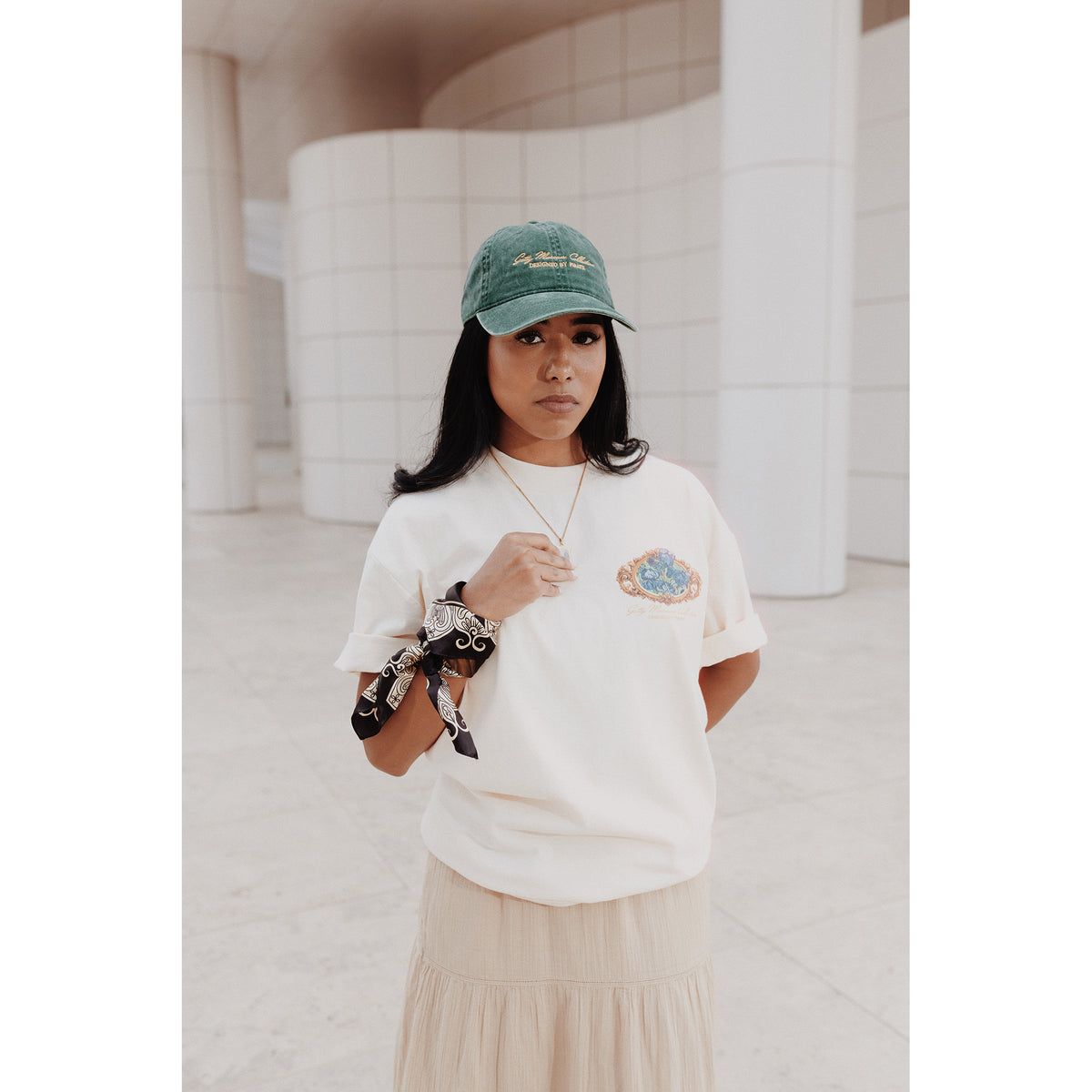 Van Gogh Irises Graphic Tee - Cream