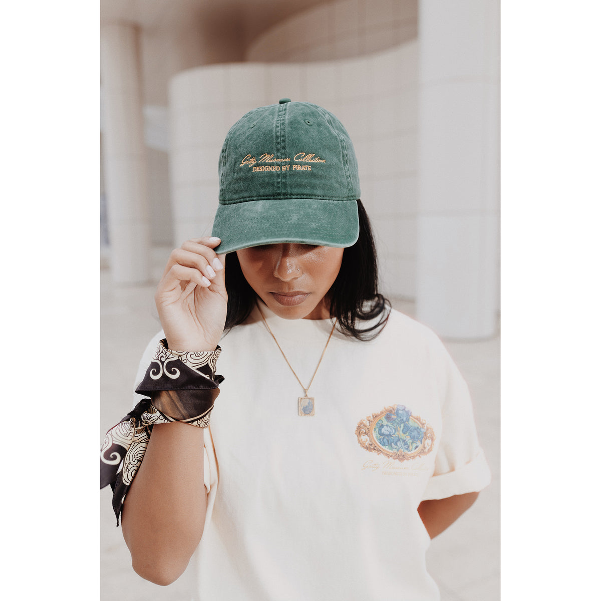 Getty Museum Collection Dad Hat - Washed Green