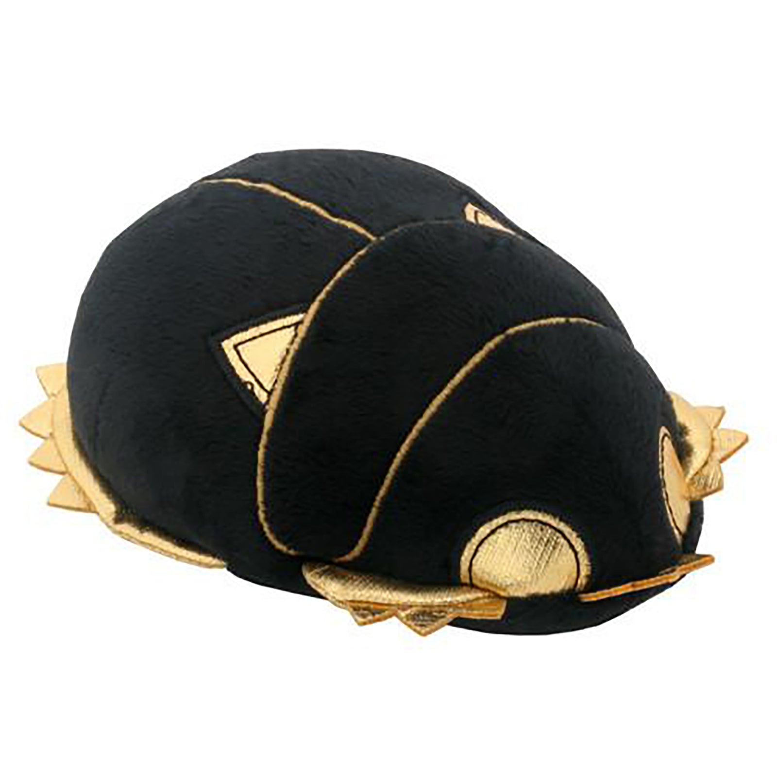 Black and gold scarab plush